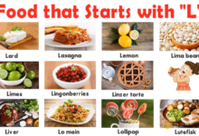 food that starts with l