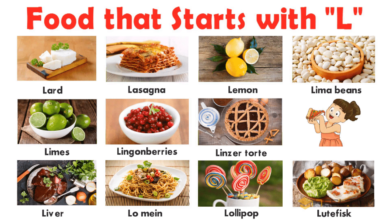 food that starts with l