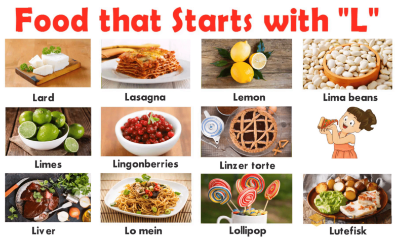 food that starts with l